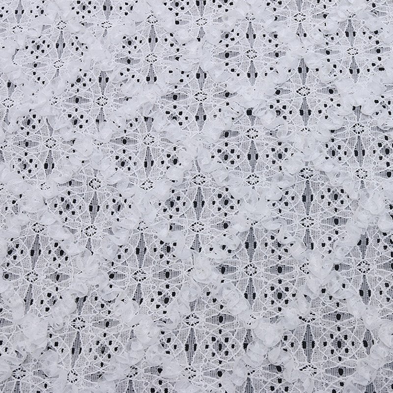 Lace Fabric Dress Geometric Polyester for Women's Wear Wholesale Suppl 2